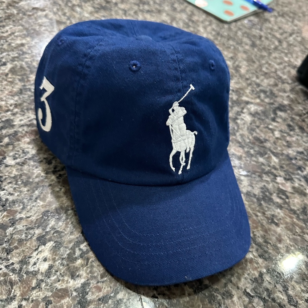 Blue polo hat